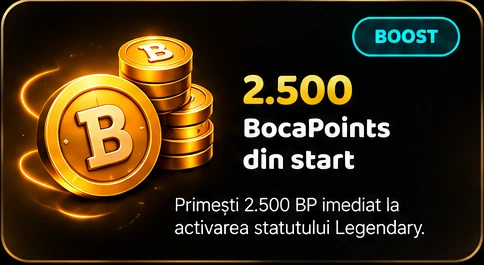 2.500 BocaPoints din start